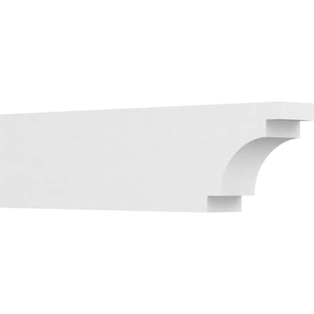 Ekena Millwork Standard Mediterranean Architectural Grade PVC Rafter Tail, 4"W X 8"H X 30"L RFTP04X08X30MED